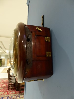 Lot 1097 - A Mahogany 8-Inch Dial Wall Timepiece, signed...