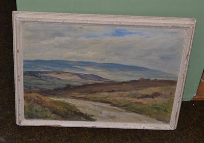 Lot 397 - Owen Bowen ROI, PRCamA (1873-1967), The Scarborough and Whitby Moors, looking from Redgate, signed