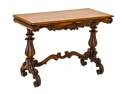 Lot 1246 - An Early Victorian Rosewood Writing Table,...