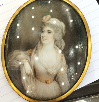 Lot 1024 - Samuel Shelley (1750-1808): Miniature...