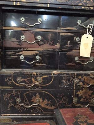 Lot 455 - ~ A Japanese Meiji period lacquered table...