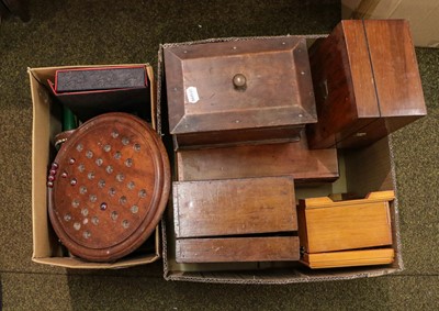 Lot 414 - ~ A large collection of antique mahogany,...