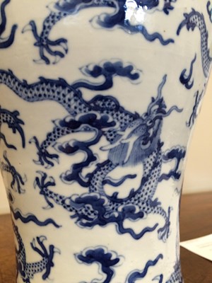 Lot 666 - A Chinese Porcelain Baluster Vase, Xuande...