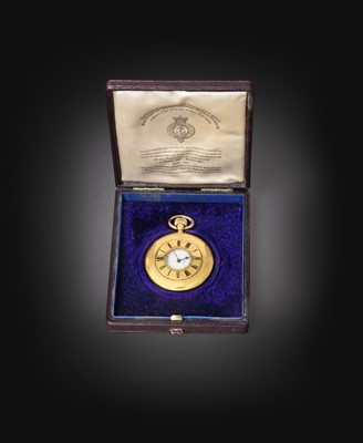 Lot 2133 - Charles Frodsham: A Rare 18 Carat Gold Half-Quarter Repeater Half Hunter Pocket Watch