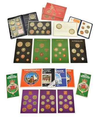 Lot 2133 - UK, 3 x Proof Sets 1970, with certificates of...