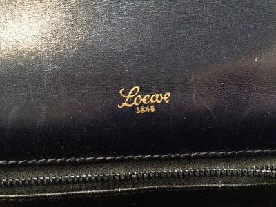 Lot 2257 - Circa 1960s Christian Dior Black Leather...
