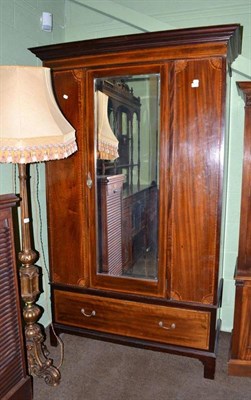 Lot 425 - Edwardian wardrobe