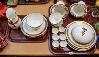 Lot 106 - An English porcelain breakfast service for six,...
