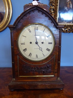 Lot 167 - A William IV Rosewood Striking Table Clock,...