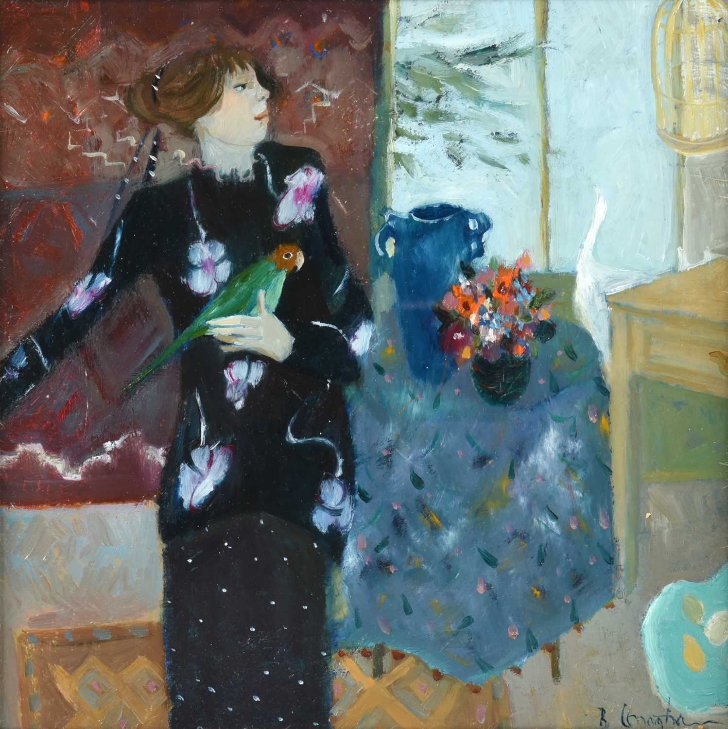 Lot 1141 - Brenda Lenaghan RSW (b.1941) Scottish Lady...