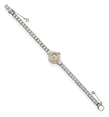 Lot 2068 - A Lady's Diamond Wristwatch