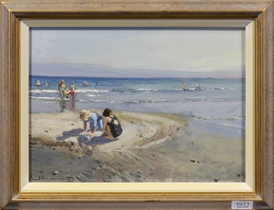 Lot 1071 - Paul Brown (Contemporary) Children at the...