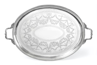 Lot 2099 - A Victorian Silver Tray