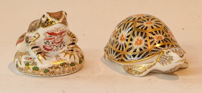 Lot 232 - Royal Crown Derby porcelain paperweights,...