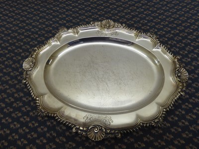 Lot 2100 - A George IV Silver Meat-Dish
