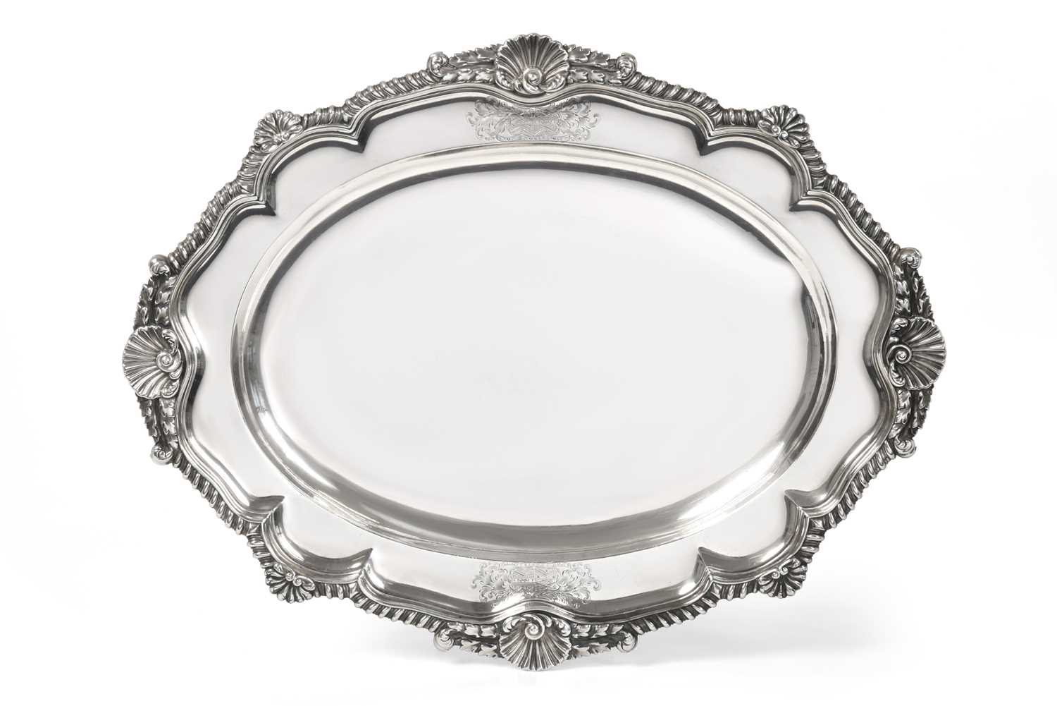 Lot 2100 - A George IV Silver Meat-Dish