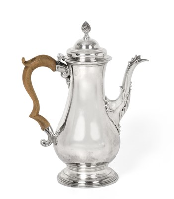 Lot 2008 - A George III Silver Coffee-Pot