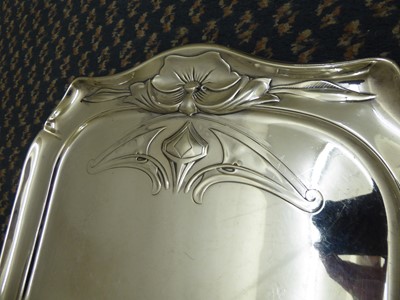 Lot 2126 - A Victorian Silver Tray