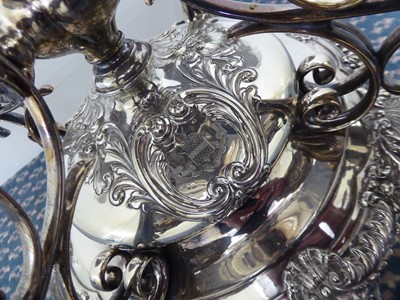 Lot 2130 - An Edward VII Silver Epergne
