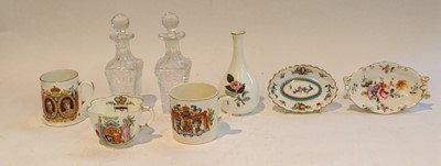 Lot 96 - A selection of ceramics, including: a copper...