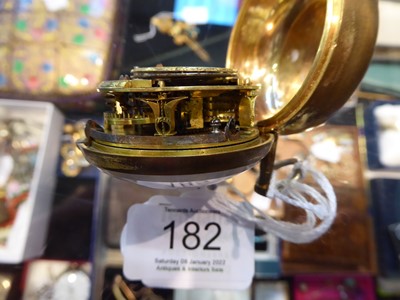 Lot 182 - An early 18th century verge pocket watch...