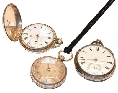 Lot 263 - A silver verge pocket watch, 1835, silver open...