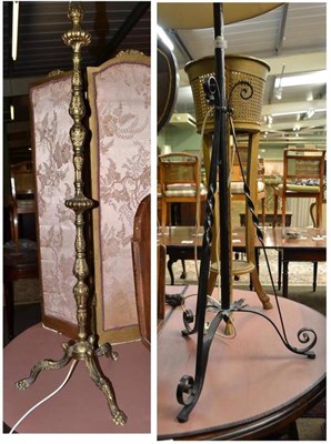 Lot 450 - Two standard lamps