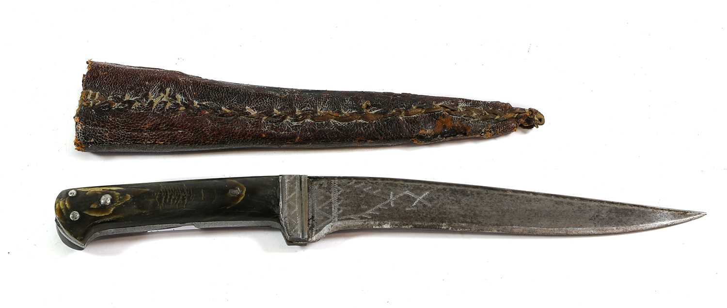 Lot 3199 - A Late 19th Century Indo-Persian Kard Dagger,...