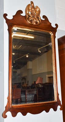 Lot 1352 - A large Georgian style fretwork mirror...