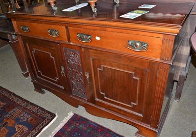 Lot 453 - Art Nouveau mahogany sideboard