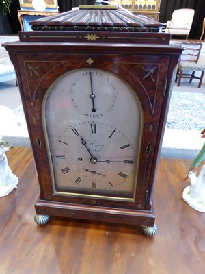 Lot 166 - A William IV Mahogany Striking Table Clock,...