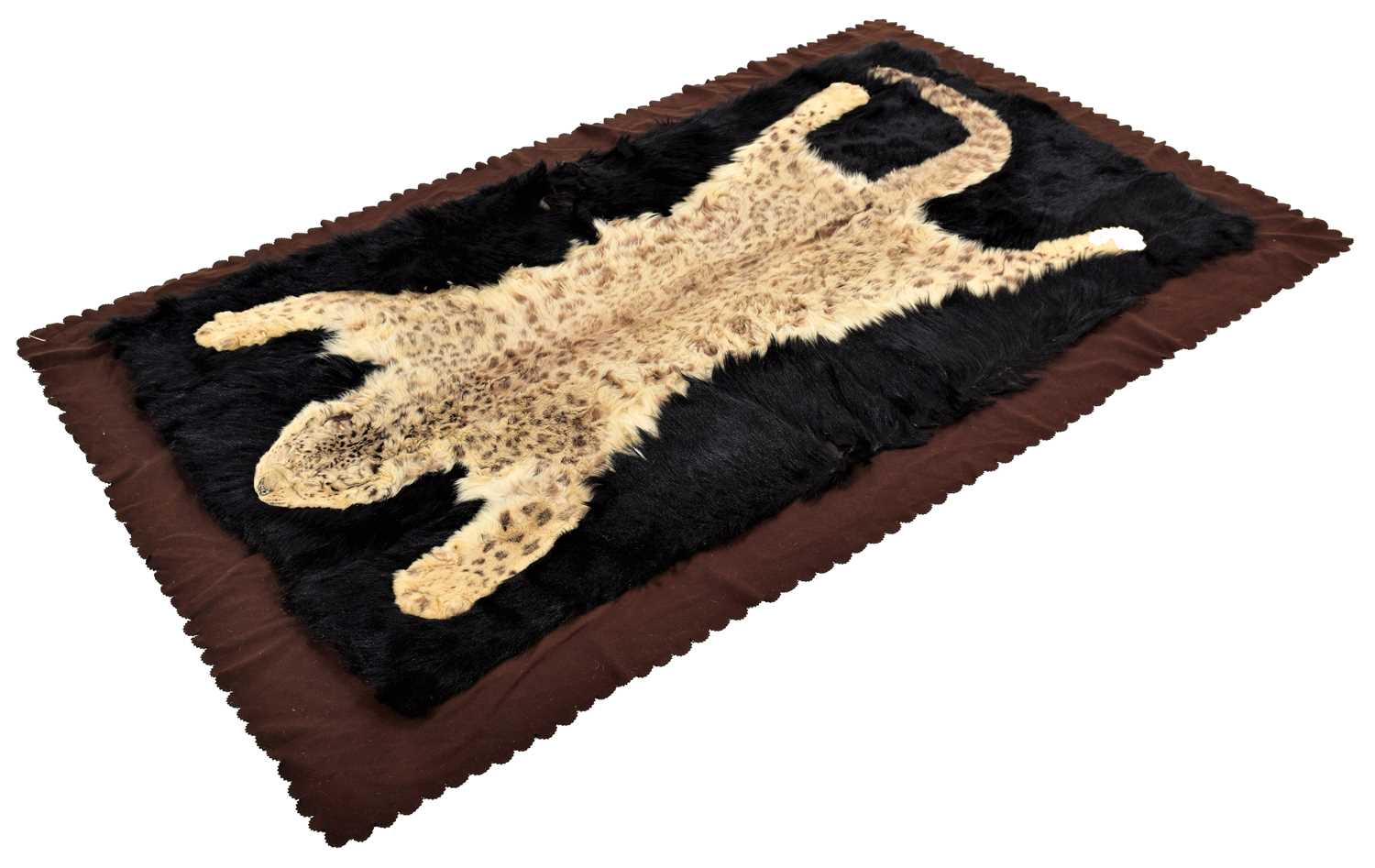 Lot 144 - Taxidermy: A Rare Snow Leopard Skin Rug /...