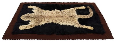 Lot 144 - Taxidermy: A Rare Snow Leopard Skin Rug /...