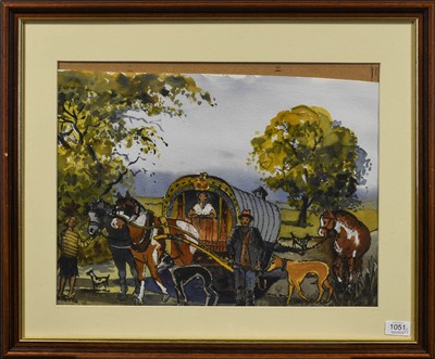 Lot 1051 - Eric H Hill (1921-2021) "A Tinker Family"...
