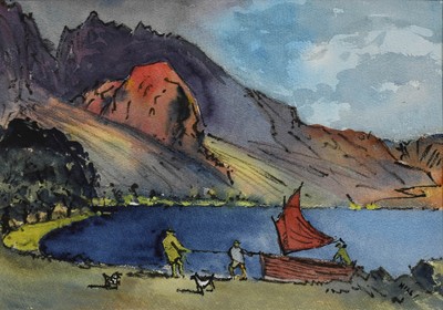 Lot 1053 - Eric H Hill (1921-2021) "In the Lakes" Signed,...