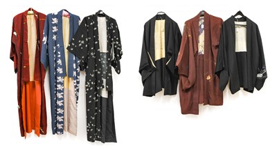 Lot 2182 - 20th Century Japanese Kimonos, comprising a...