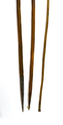 Lot 252 - Three 20th Century Maasai Spears, one with...