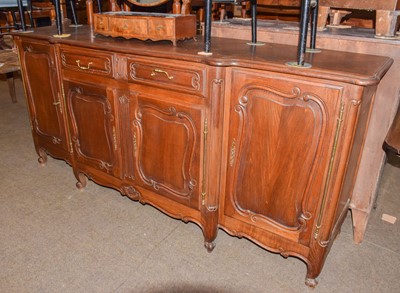 Lot 1330 - A modern French sideboard, label to backboard,...