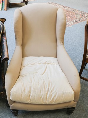 Lot 1317 - A Victorian easy chair, 70cm by 78cm by 91cm