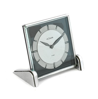 Lot 106 - An Art Deco 8 Day Desk Clock, by Garrard...