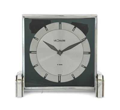 Lot 106 - An Art Deco 8 Day Desk Clock, by Garrard...