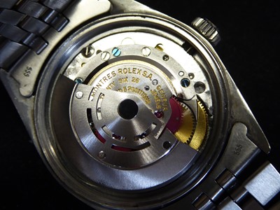 Lot 2103 - Rolex: A Stainless Steel Automatic Calendar Centre Seconds Wristwatch