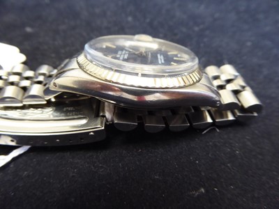 Lot 2103 - Rolex: A Stainless Steel Automatic Calendar Centre Seconds Wristwatch