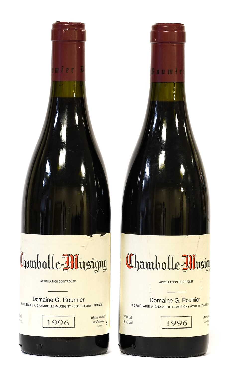 Lot 3056 - Domaine G. Roumier 1996 Chambolle-Musigny (two...