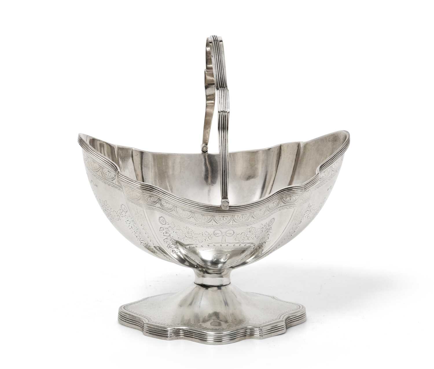 Lot 2209 - A George III Silver Sugar-Basket