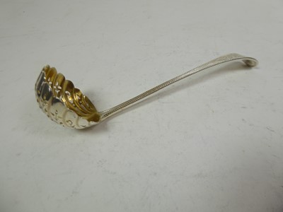 Lot 2193 - A Victorian Silver Cream-Jug, Sugar-Bowl and Ladle