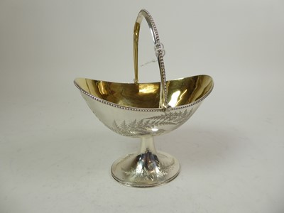 Lot 2193 - A Victorian Silver Cream-Jug, Sugar-Bowl and Ladle