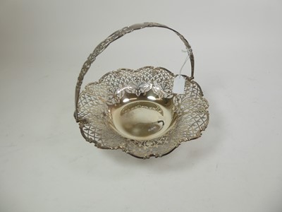 Lot 2161 - An Edward VII Silver Basket