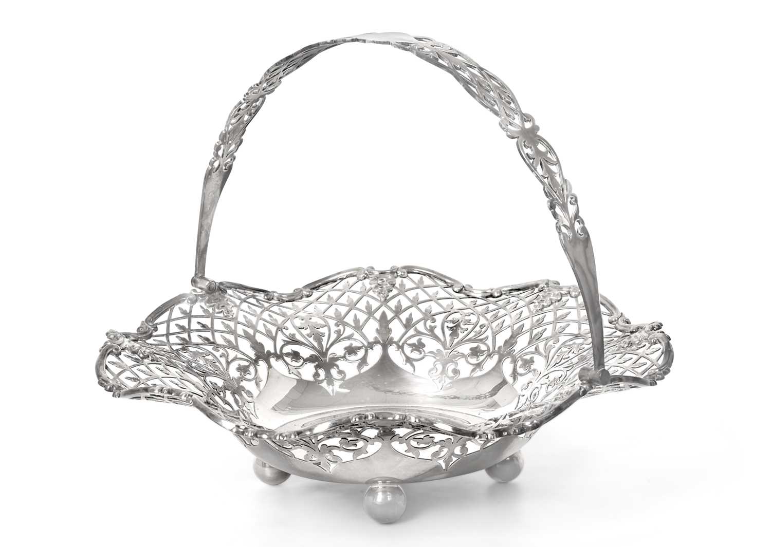 Lot 2161 - An Edward VII Silver Basket