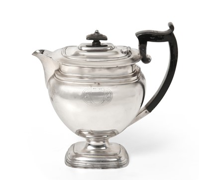 Lot 2149 - A George V Silver Hot-Water Jug